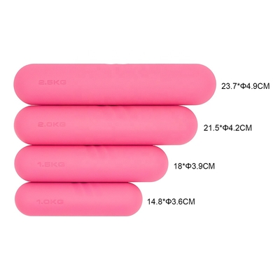 Thiết bị tập thể dục trọng lượng miễn phí Bộ tạ cao su silicone để tập luyện sức mạnh