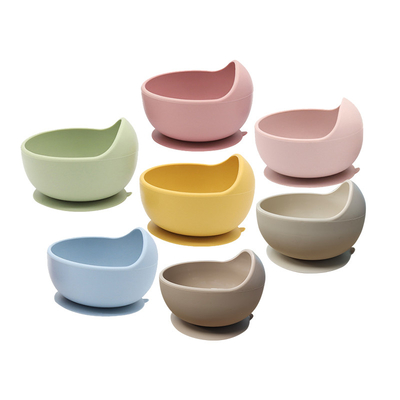 Huấn luyện cai sữa Bộ bát silicone cho bé không độc hại Không chứa BPA