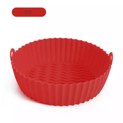 Nồi Chiên Không Khí Nồi Silicon Thực Phẩm An Toàn Nồi Chiên Không Khí Phụ Kiện Lò Nướng Thay Thế Giấy Lót Da Dễ Cháy