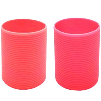 Tay áo cao su chống cháy ROHS cho chai thủy tinh, nắp chai nước silicone không độc hại