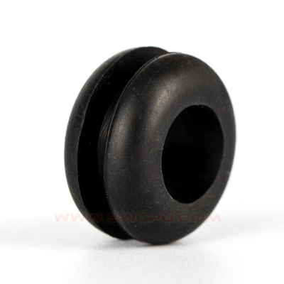 Chống rung tường lửa cao su silicone Grommet chống nhiệt màu đen