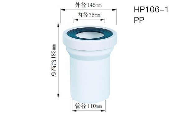 Ống xả toilet bằng nhựa WC 3 inch Chống kiềm